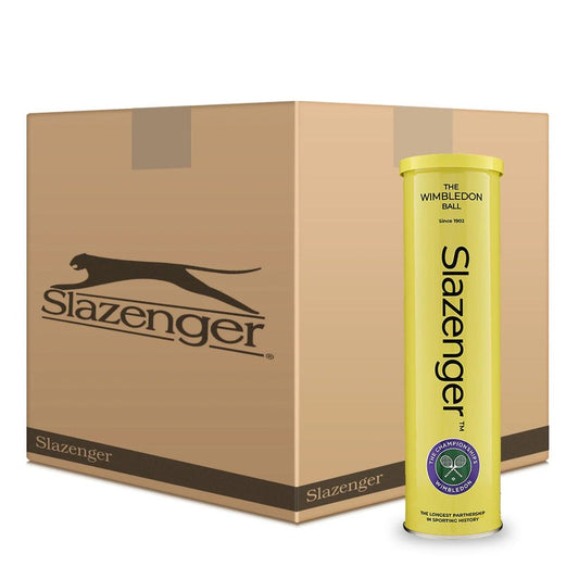 SLAZENGER WIMBLEDON TENNIS BALL CARTON (72 BALLS) (New Packing)