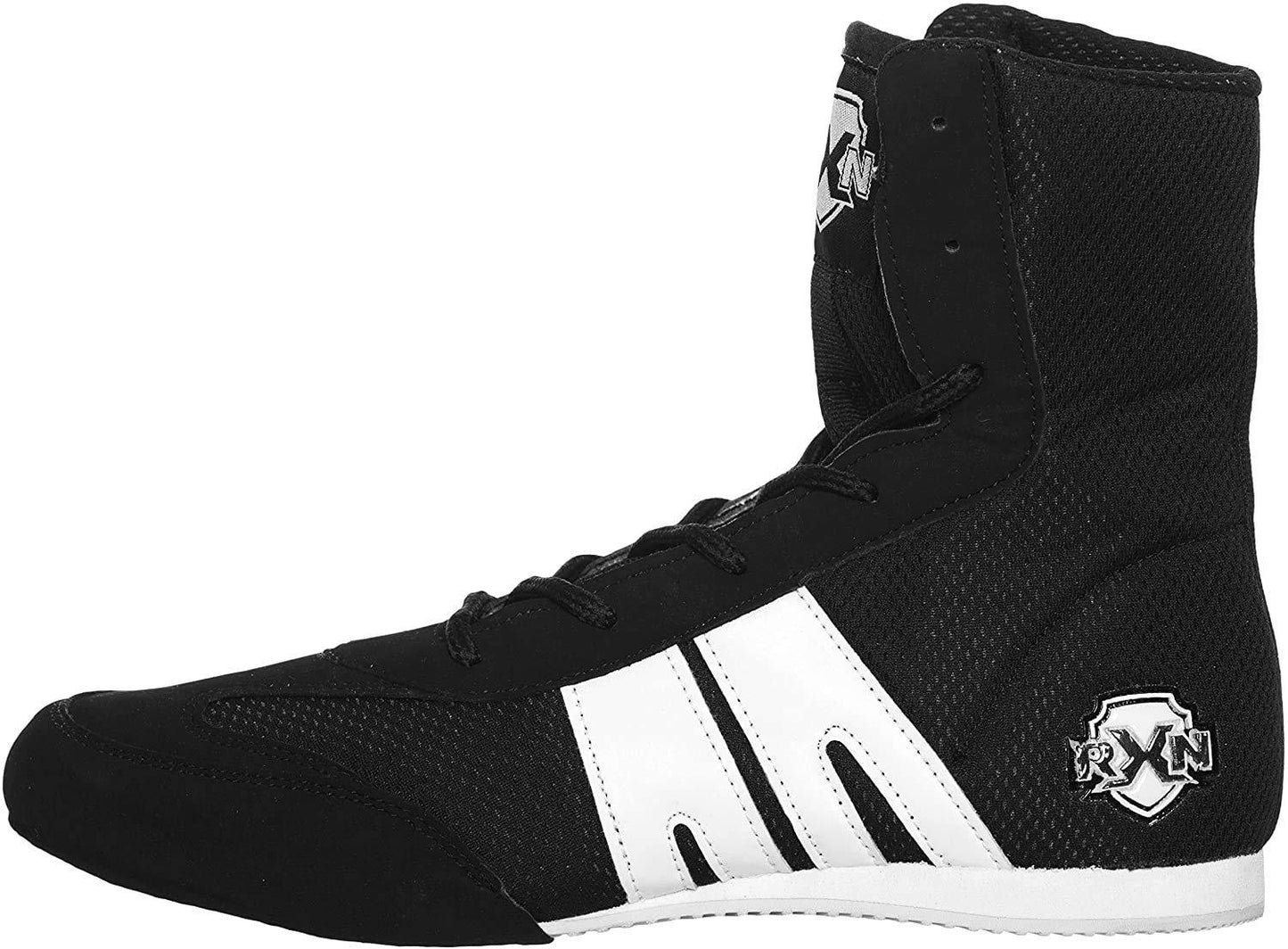 RXN BX-12 Black/White Boxing Shoe