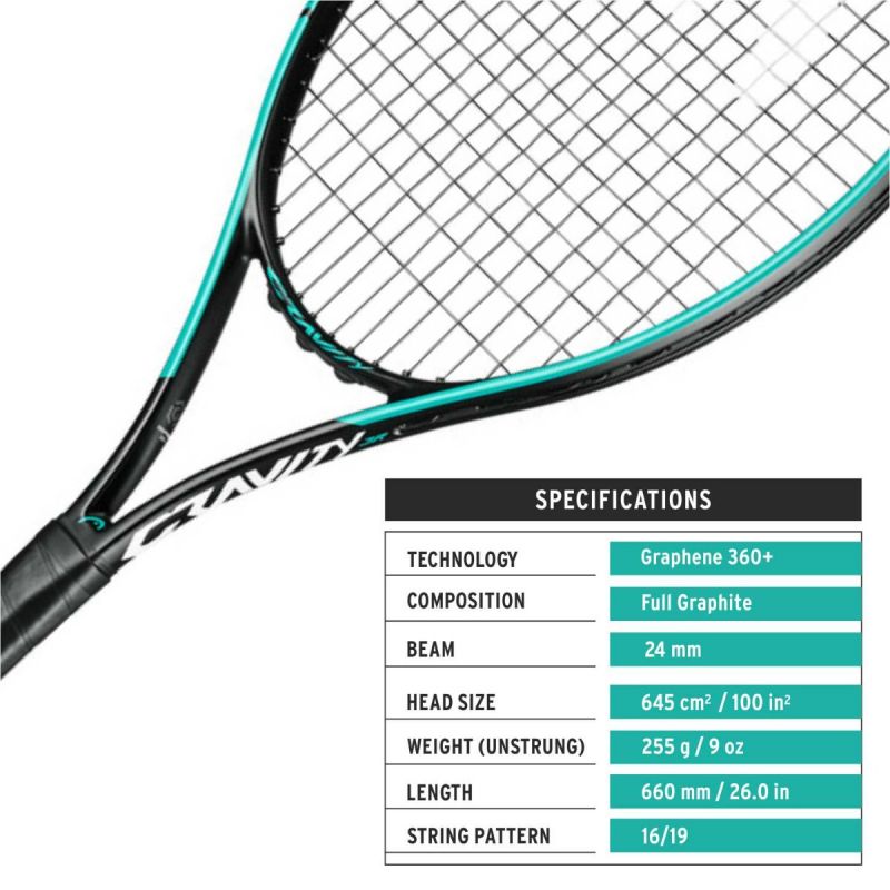 HEAD Graphene 360+ Gravity Junior Tennis Racquet