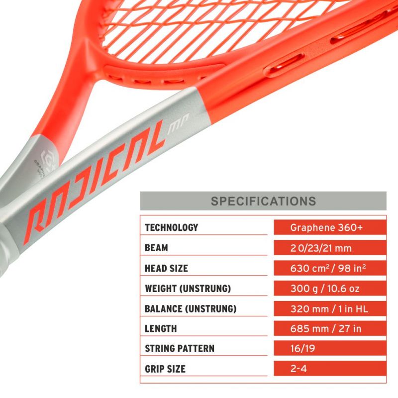 HEAD RADICAL MP 2021 TENNIS RACQUET (UNSTRUNG)