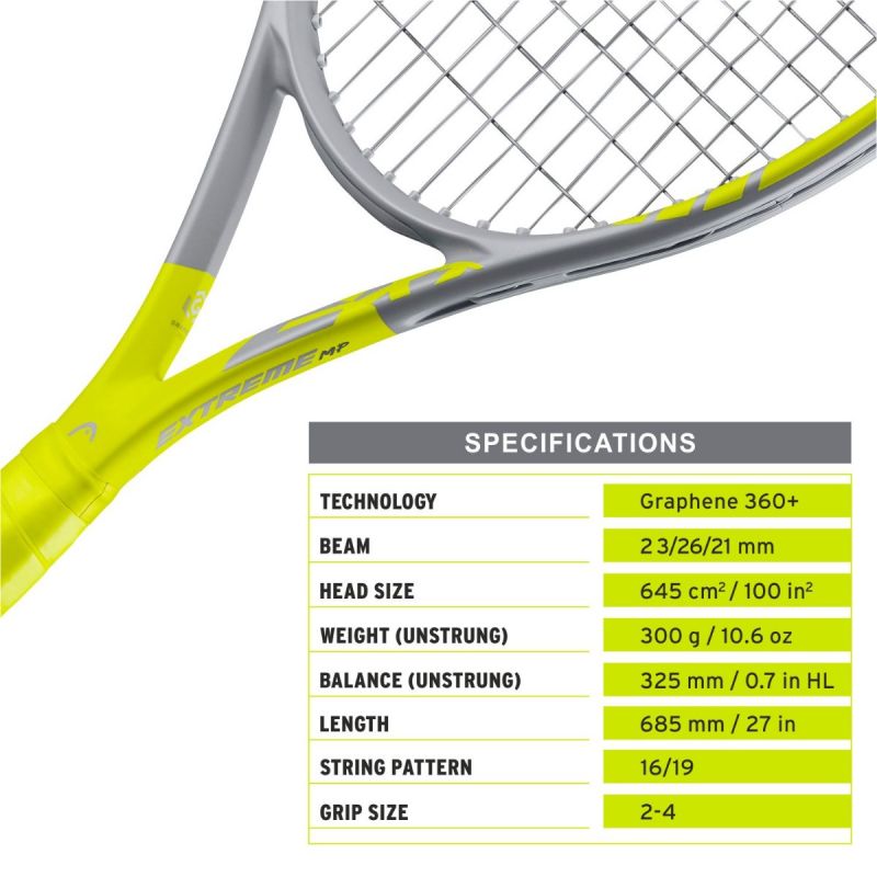 HEAD Graphene 360+ Extreme MP Tennis Racquet (Unstrung)