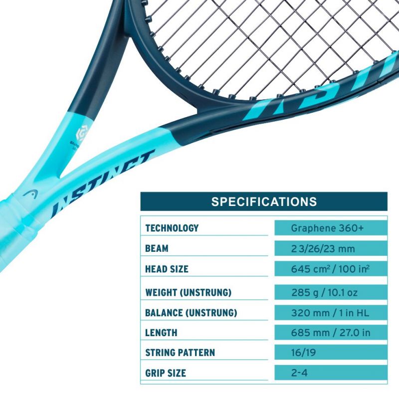 HEAD Graphene 360+ INSTINCT S Tennis Racquet (Unstrung)